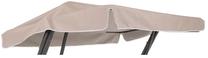 Stogas sūpynėms Patio, ruda sp./pilka sp., 214 cm x 122 cm x 0.3 cm