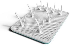 Indų džiovyklė Nanobebe Slim Drying Rack, 0 mėn., plastikas, balta sp.