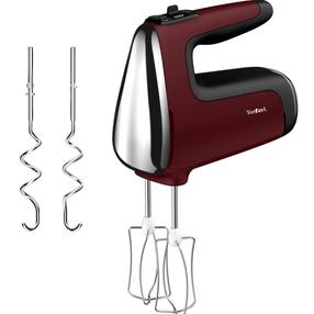 Rankinis plakiklis Tefal PowerMix Silence HT652538, sidabro sp./raudona sp.