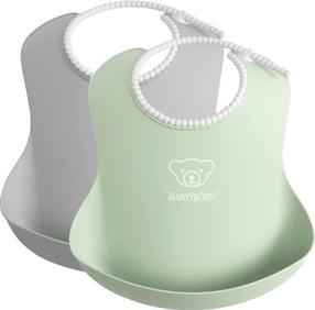 Seilinukas BabyBjorn, žalia sp./pilka sp., silikonas, 4 mėn., 2 vnt.