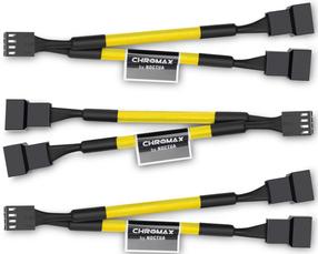 Kabelis Noctua chromax.yellow NA-SYC1 NA-SYC1 chromax.yellow 4 pin, 4 pin, 0.015 m, geltona sp.