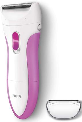 Moteriškas skustuvas Philips SatinShave Essential HP6341/00, baltas/rožinis