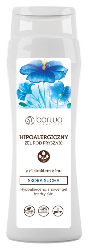Ķermeņa mazgāšanās želeja Barwa Hypoallergenic Flax Extract, 400 ml