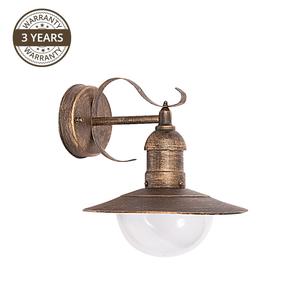 Sieninis lauko šviestuvas Domoletti DH02.213, 60W, E27, IP44, nerūdijančiojo plieno sp., 24 cm x 27 cm