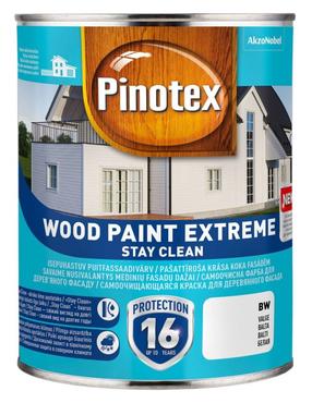 Краски для деревянных фасадов Pinotex Wood Paint Extreme, белый цв., 1 л