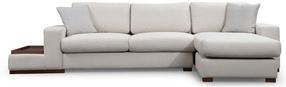 Kampinė sofa Hanah Home Loop 19, šviesiai ruda sp., 332 x 194 cm x 85 cm