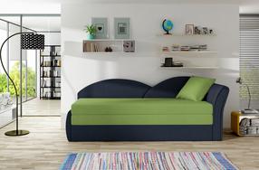 Sofa Aga Alova 42, Alova 79, žalia sp., dešininė, 218 x 80 cm x 77 cm