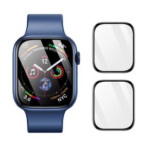 Aizsargstikls Dux Ducis, Apple Watch Series 9 / 8 / 7 41mm, melna krās.