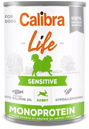 Šlapias šunų maistas Calibra Life Sensitive, triušiena, 0.4 kg