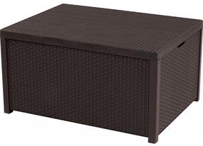 Lauko stalas Keter Arica Storage Table, ruda sp., 79 cm x 59 cm x 42 cm