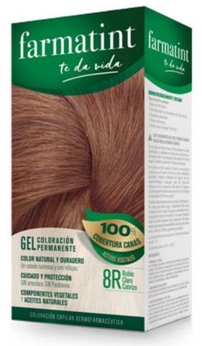 Juuksevärv Farmatint Permanent Color Gel, light copper blonde v., 8R, 150 ml