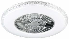 Laeventilaator koos lambiga Reality Harstad, 38 W, 1 tk, valge v.