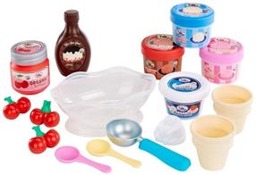 Rotaļu virtuves piederumi, saldējuma komplekts Little Tikes Creative Chefs, daudzkrāsaina