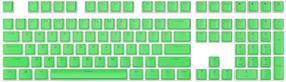 Klaviatūros dangtelis Royal Kludge Pudding PBT Keycaps 104 pcs Grass Green PBT ISO, žalia sp.