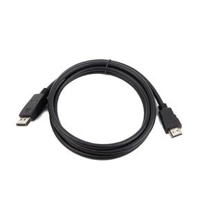 Laidas Gembird Cablexpert 4K DisplayPort to HDMI CC-DP-HDMI-1M DisplayPort 1.2 Male (vyriška), HDMI 2.0 Male (vyriška), 1 m, juoda sp.