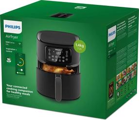 Aerogrils Philips 5000 sērija XXL Connected HD9285/96, melna krās., 2000 W, 7.2 l