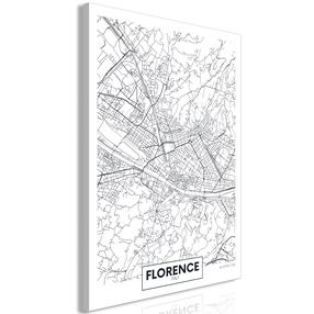 Репродукция Artgeist Florence Map DKNW0743, 40 см x 60 см