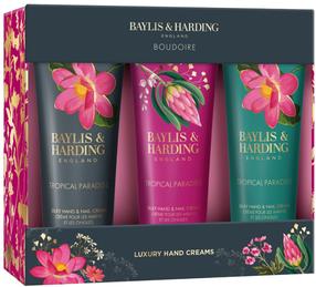 Rankų kremas, rinkinys Baylis & Harding Boudoire Luxury, 3 vnt.