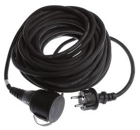 Удлинитель Okko, 3 x 1,5 mm², 15 м, IP44, 1 розетка, черный цв.