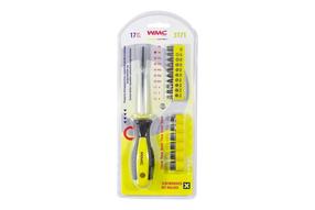 Набор отверток и бит, с магнитным держателем WMC Tools WMC-5171, H4, 205 мм, 4 - 10 мм, 1/4"