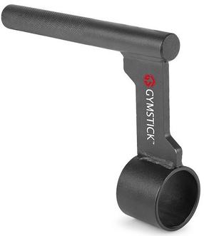 Treniruoklių priedas Gymstick Single Landmine Handle, juoda sp.
