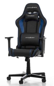 Spēļu krēsls DXRacer Prince P08-NB, 48 x 55 x 124 - 133 cm, zila krās./melna krās.