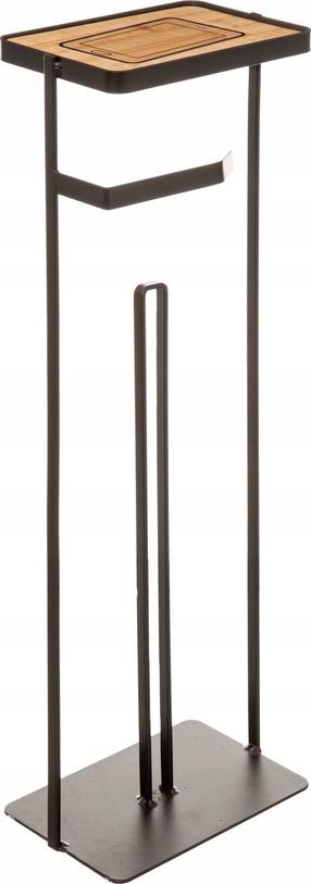 Держатель туалетной бумаги 5five Simply Smart Stand Black, 18 см x 13 см x 59.2 см