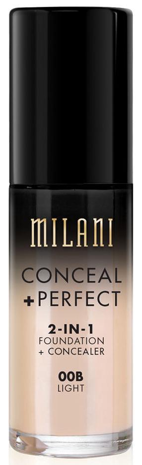 Skystas makiažo pagrindas Milani Conceal + Perfect, 00b light, 30 ml