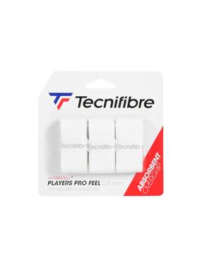 Apvija Tecnifibre Players Pro Feel, balta sp., 3 vnt.