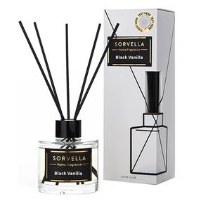 Kodulõhnastaja, lõhnapulk Sorvella Black Vanilla, 120 ml Läbipaistev v.
