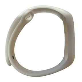 iWear Universāla Silikona siksniņa priekš viedo aproču modeļiem - SM6 SM7 SM8 / Xiaomi Mi Band 5 6 7 Balta