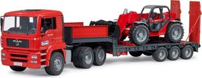 Строительная техника Bruder Loader & telehandler MAN TGA 02774, 1:16, черный цв./красный цв.