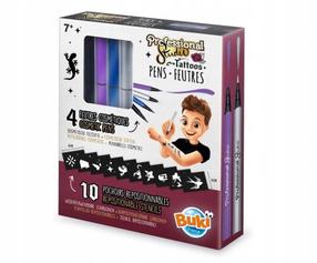 Tetovēšanas komplekts Buki France Professional Studio Tattoos Pens, daudzkrāsaina