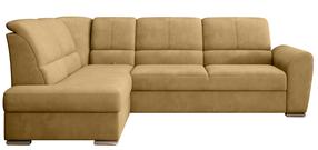 Kampinė sofa Siber Nube 45, geltona sp., kairinė, 186 x 270 cm x 93 cm