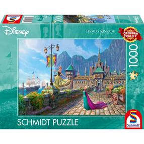 Пазл Schmidt Thomas Kinkade Studios Disney Celebration In Arendelle, 49.3 см x 69.3 см, 1000 шт., многоцветный