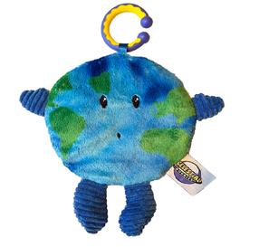 Attīstoša rotaļlieta, sensorika, manipulācijas Crunch Bunch Earth, zila krās.