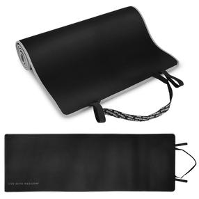 Kilimėlis fitnesui ir jogai Spokey Flexmat V, juoda sp., 180 cm x 60 cm x 0.6 cm