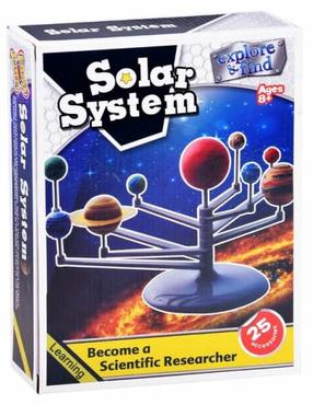 Игрушечный набор раскраски, планеты Solar System ZA2918, серый цв.