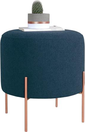 Pufas Hanah Home Copper 50, tamsiai mėlyna sp., 40 cm x 40 cm x 42 cm