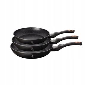 Pannide komplekt Berlinger Haus Black Rose BH-6158, Ø 28 cm, alumiinium