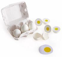 Lavinimo žaislas Hape Egg Carton, balta sp.