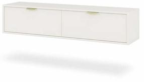 TV galds Senna, balta krās., 33 cm x 140 cm x 30 cm
