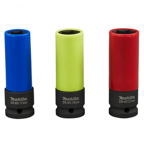 Smūginių galvučių komplektas Makita E-12354, 17 - 21 mm, 1/2"