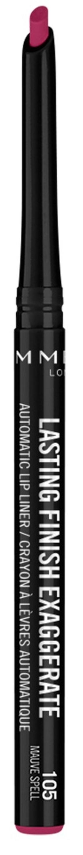 Lūpų pieštukas Rimmel London Lasting Finish Exaggerate Exaggerate, 0.25 g, 105 mauve spell
