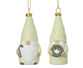 Eglītes rotājums Gnome, (krāsa/dizains tiek izvēlēts nejauši), 11.4 cm, plastmasa