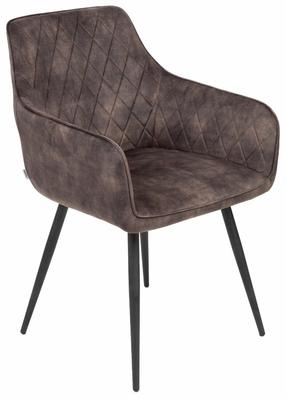 Valgomojo kėdė Homla Satori 232196, matinė, ruda sp./juoda sp., 59 cm x 57 cm x 84 cm