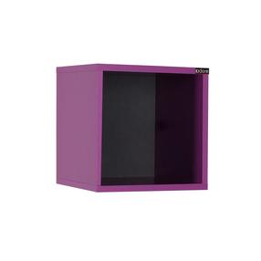 Sieninė lentyna Kalune Design RAF-033-UU-1, violetinė sp., 33 cm x 19 cm x 33 cm