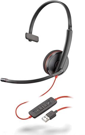 Juhtmega kõrvaklapid Plantronics Blackwire, must v.
