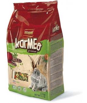 Maistas graužikams Vitapol Karmeo Premium, triušiams, 2.5 kg