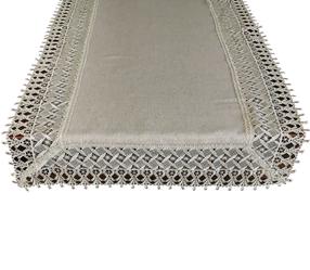 Stalo takelis ovalas Mariall G11-02, smėlio sp., 80 x 140 cm